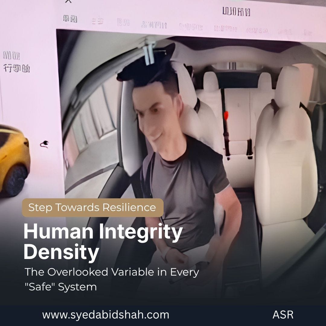 Human Integrity Density: The Overlooked Variable in Every “Safe” System