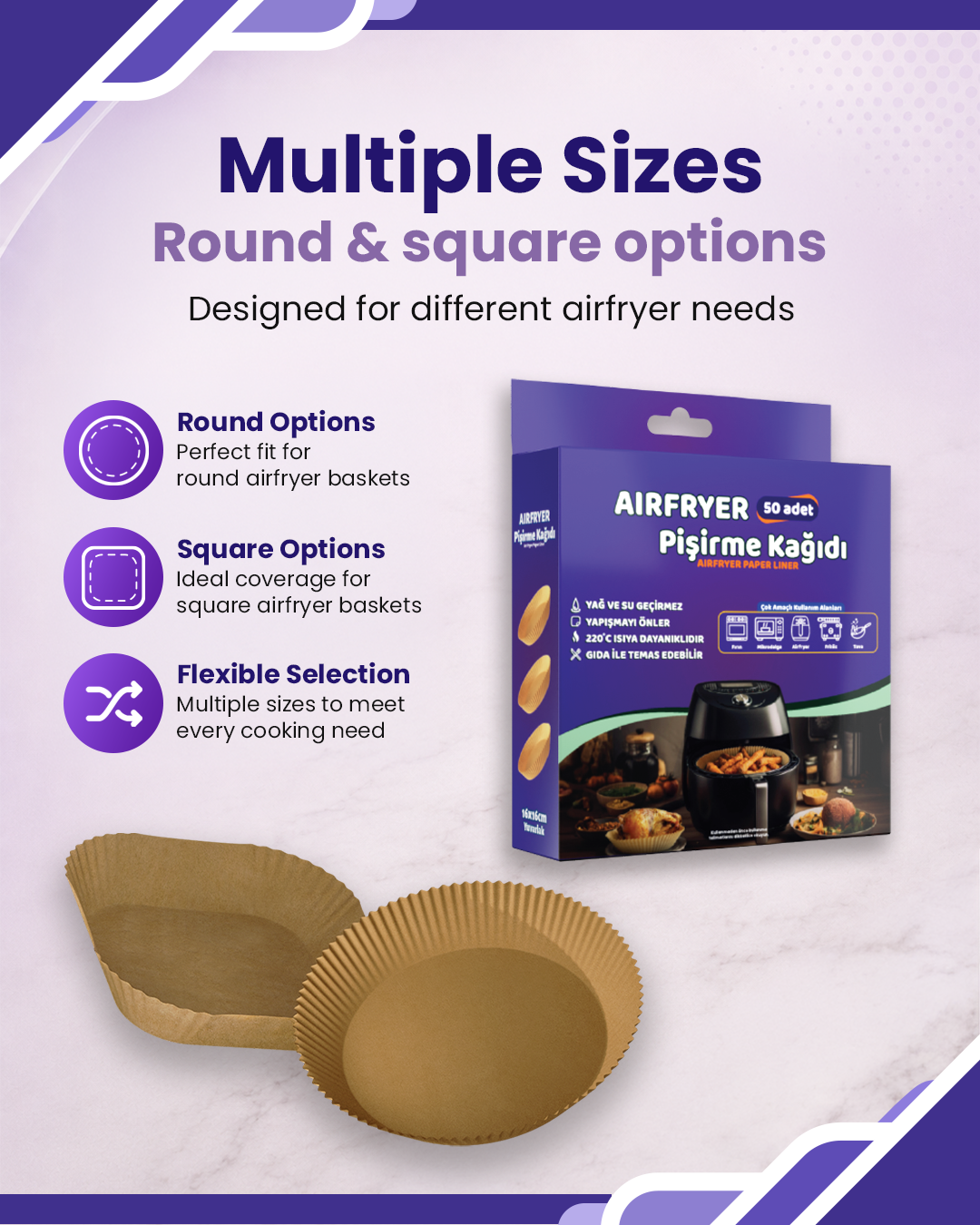 Wholesale Air Fryer Parchment Paper