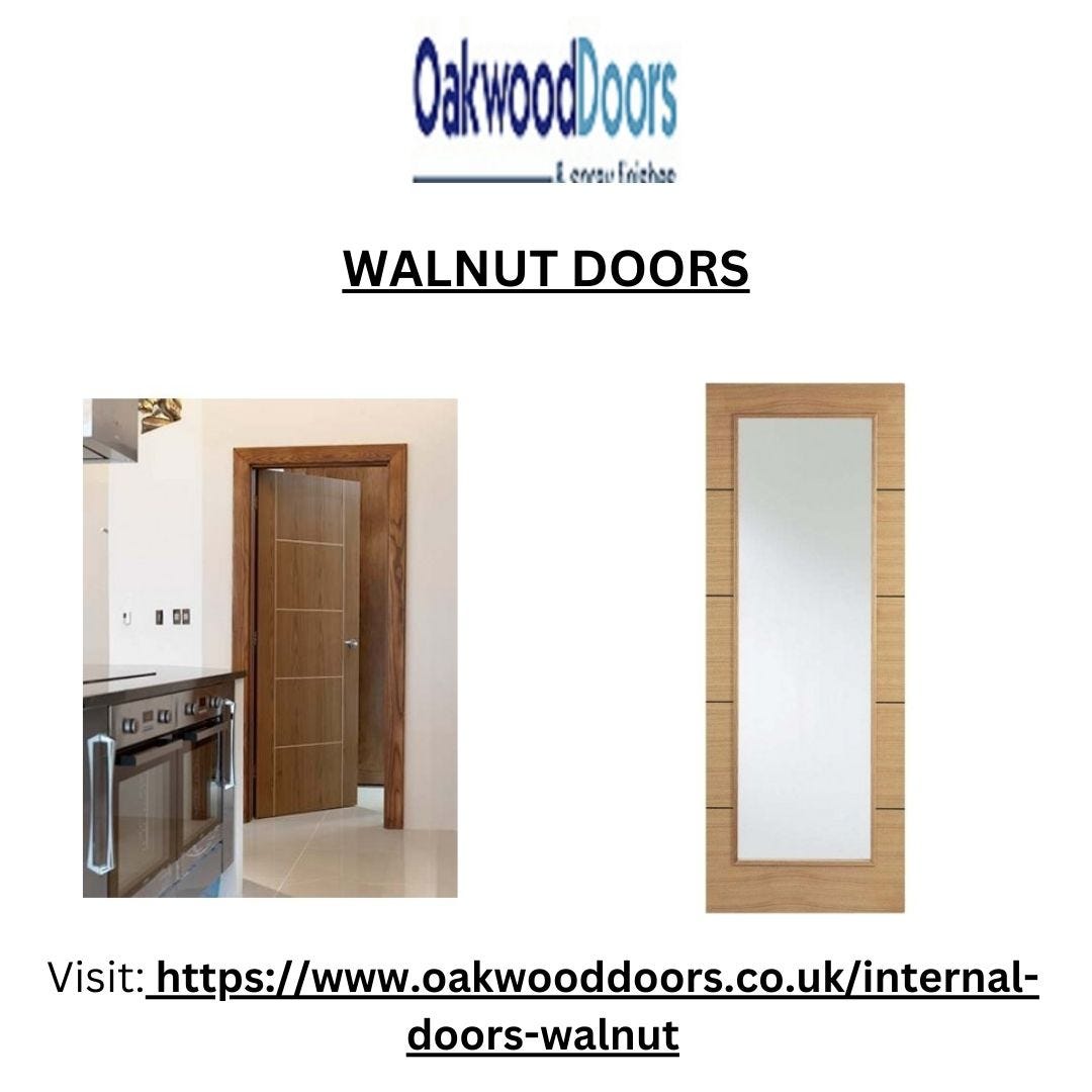 Walnut Doors A Timeless Blend of Elegance and Durability Oakwood