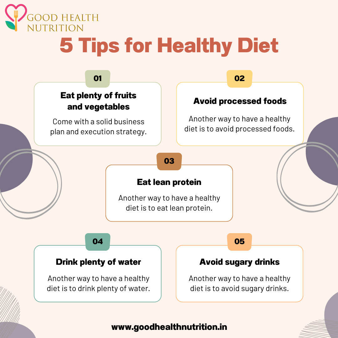 5 tips of Healthy diet - Infoselva - Medium