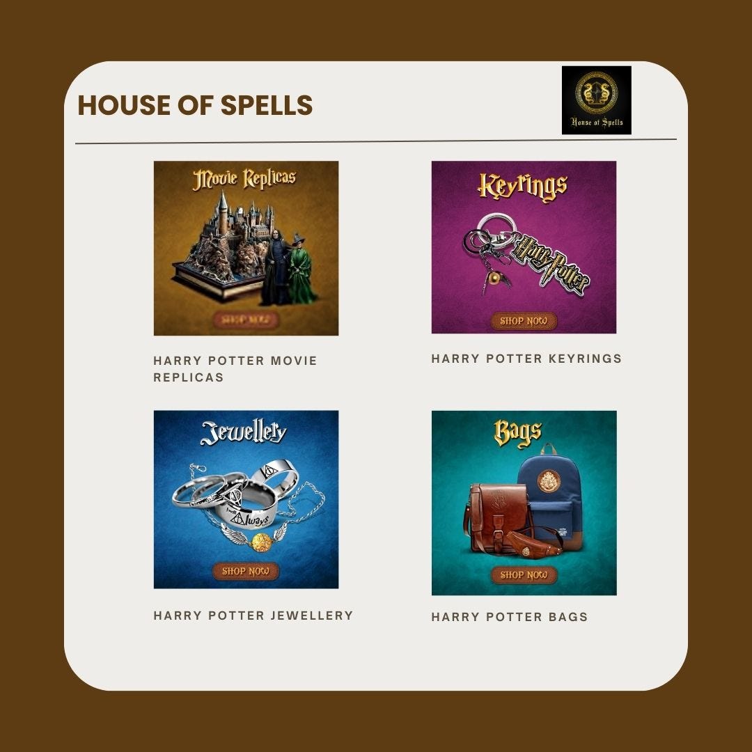 Enter a World of Magic: Explore Harry Potter Merch at House of Spells, by  Houseofspells