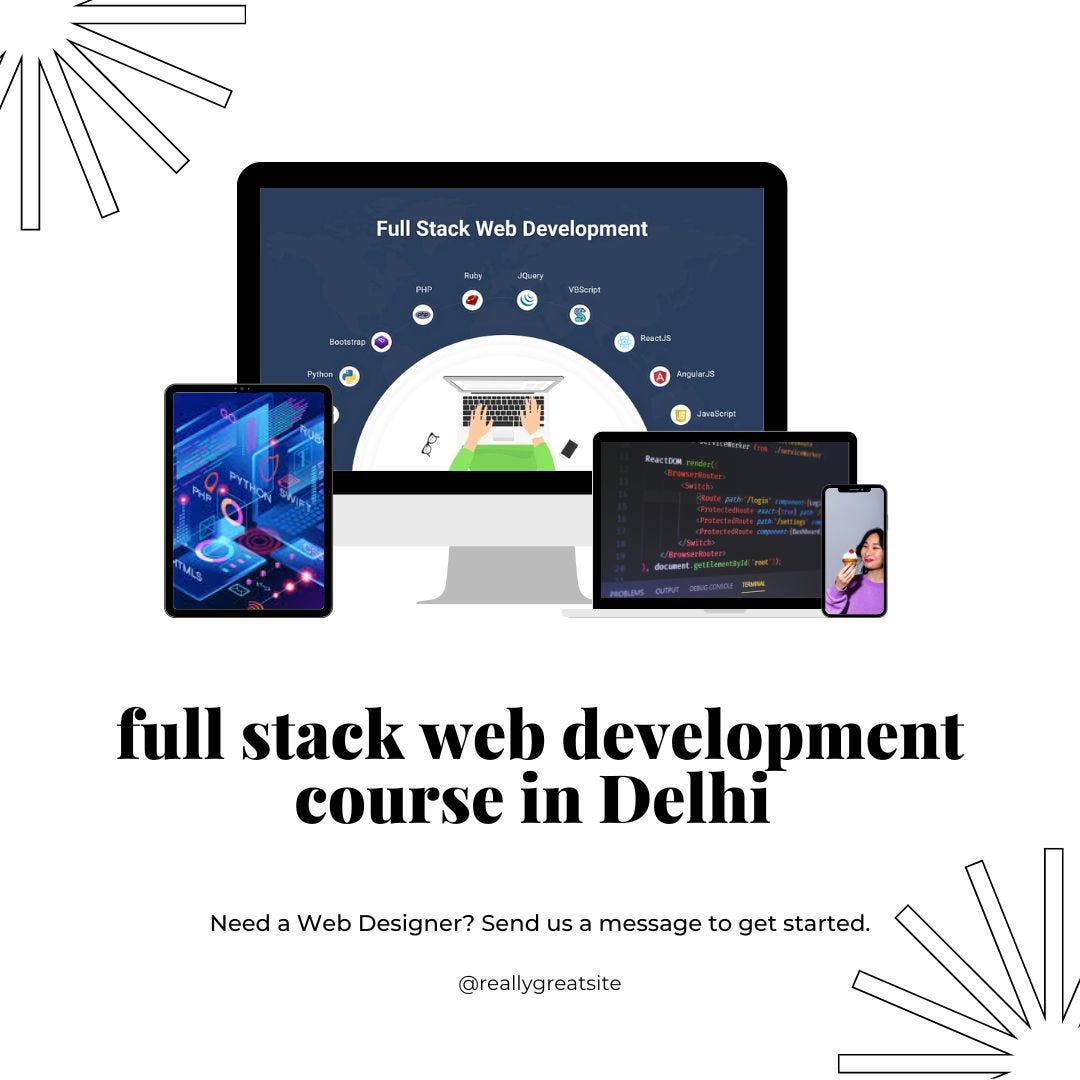 full stack web development course in Delhi - Sithub - Medium