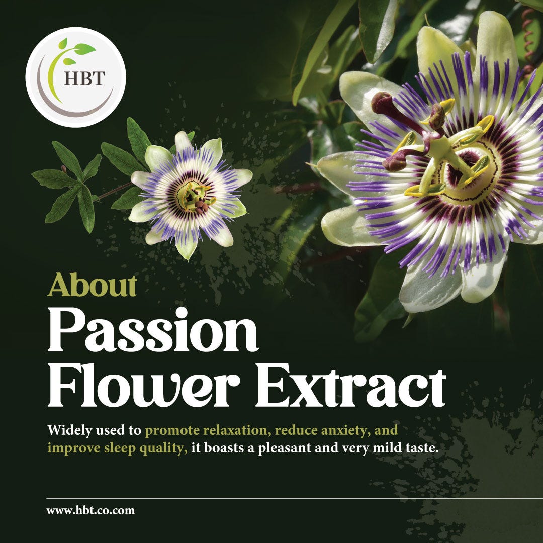 Discover the Holistic Wellness of Passion Flower Extract in OEM Health