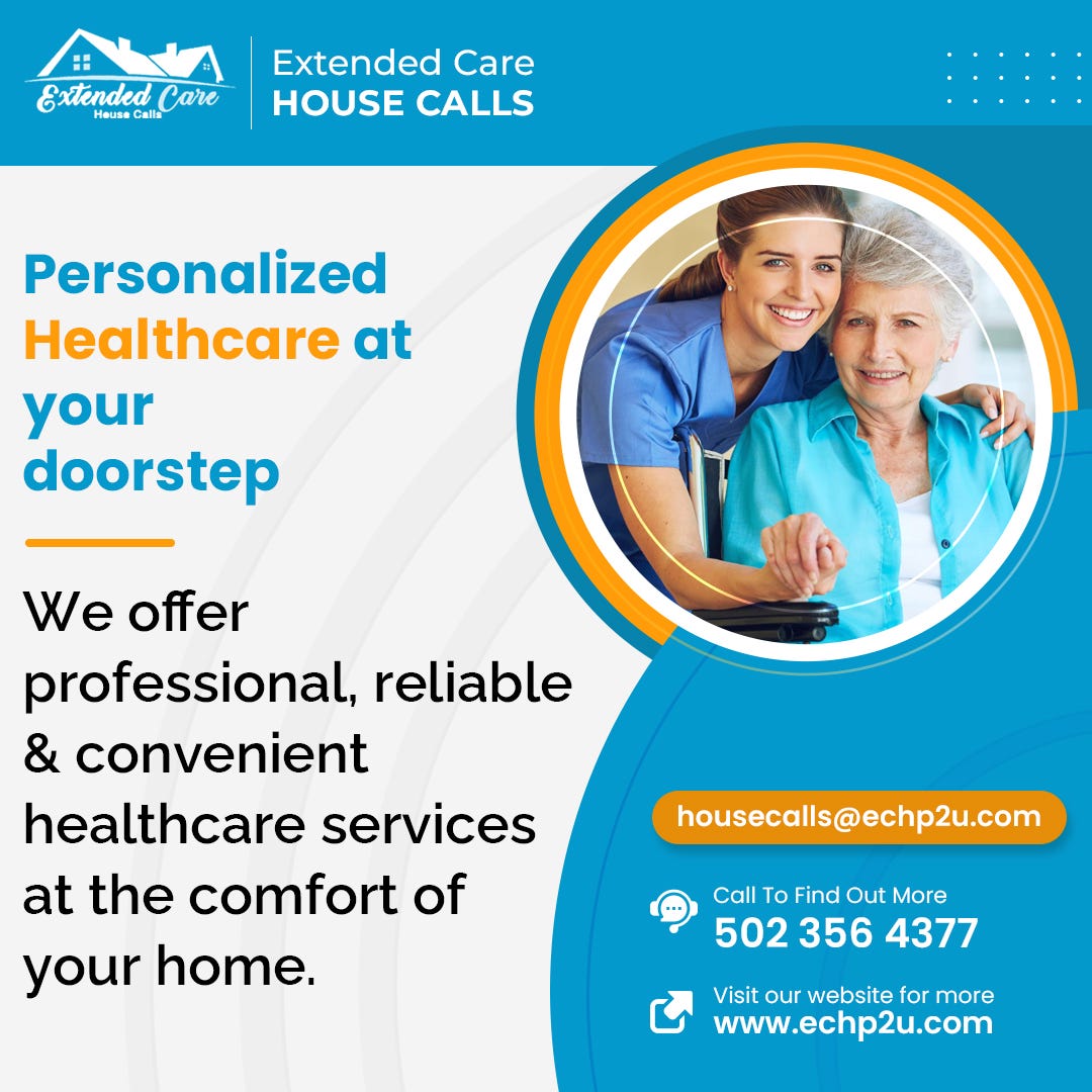 Personalized Healthcare at your doorstep Extended Care House Calls