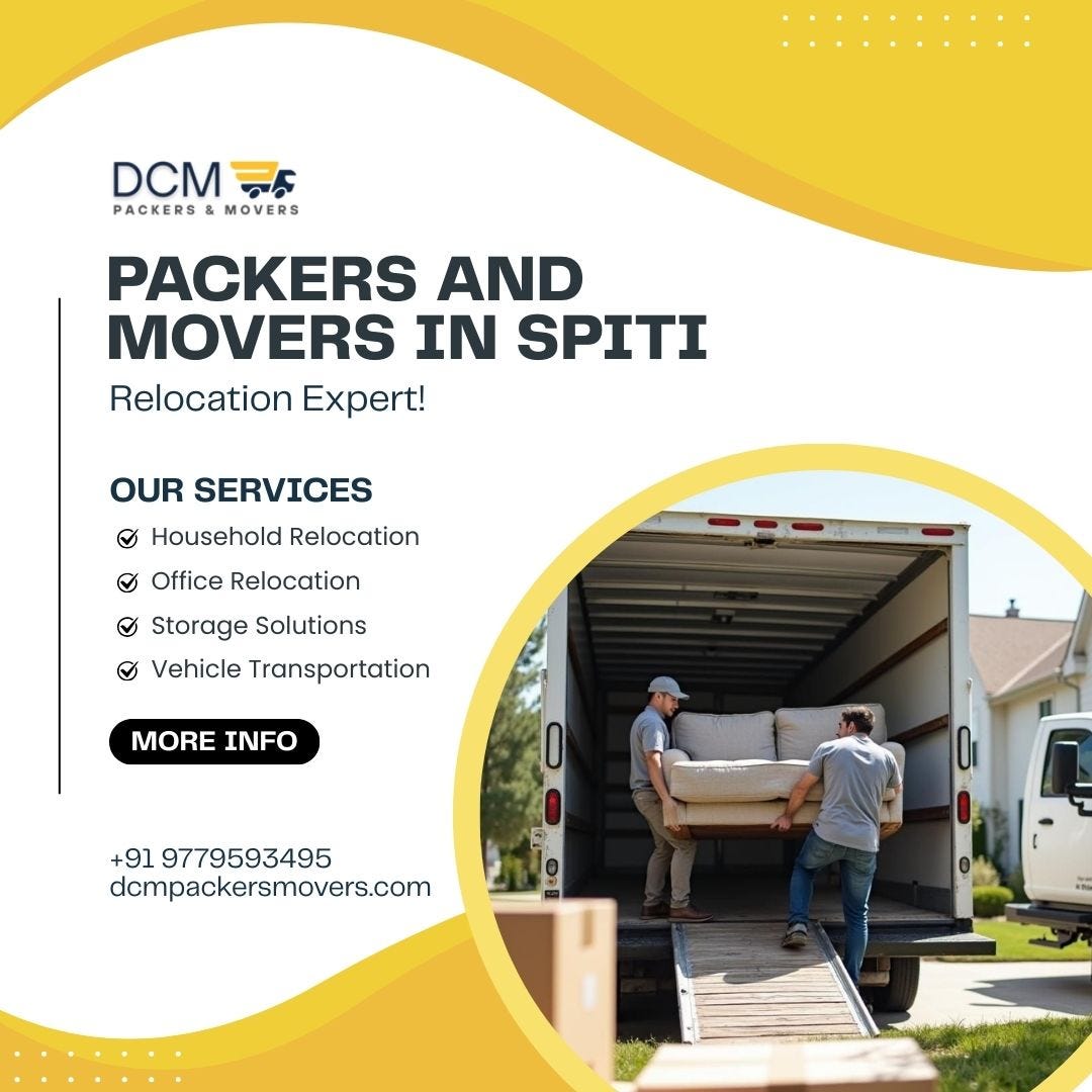 Best Packers and Movers in Spiti