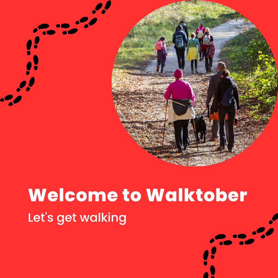 to Walktober. to Week 1 of Walktober. Here… by Karen