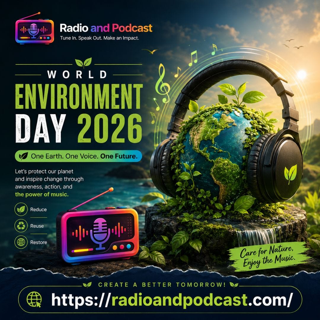 Radio and Podcast — World Environment Day 2026!🌍♻️