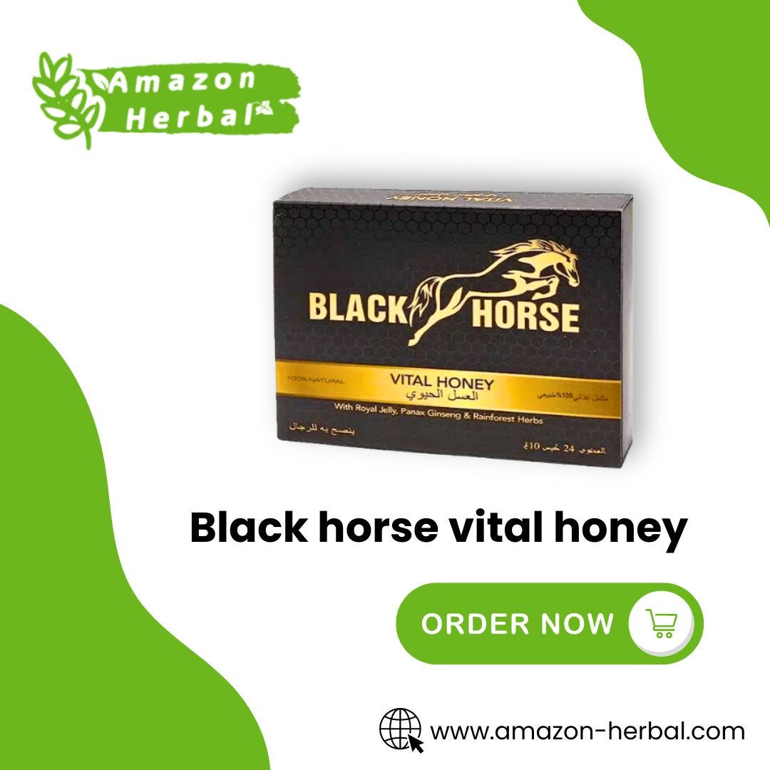 Black horse vital honey Amazon Medium