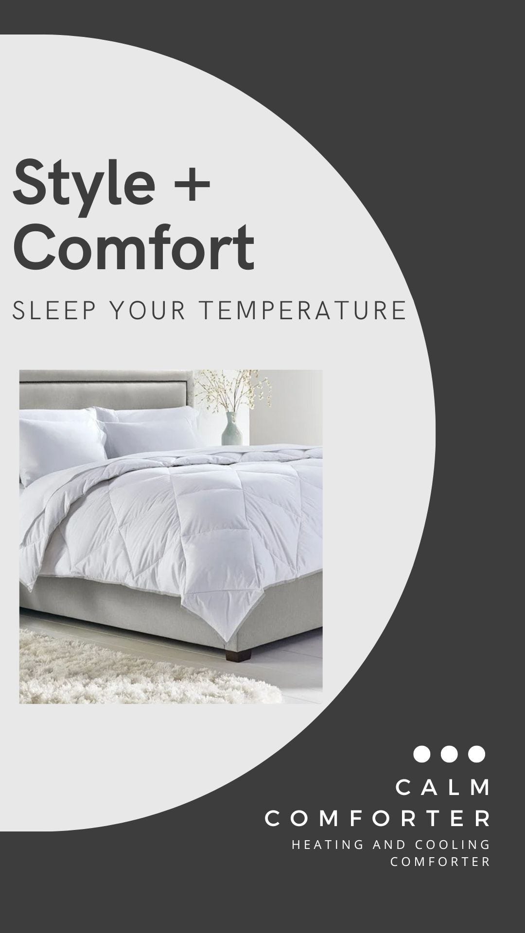 The Calm Comforter. Have you ever been too hot or too cold… by