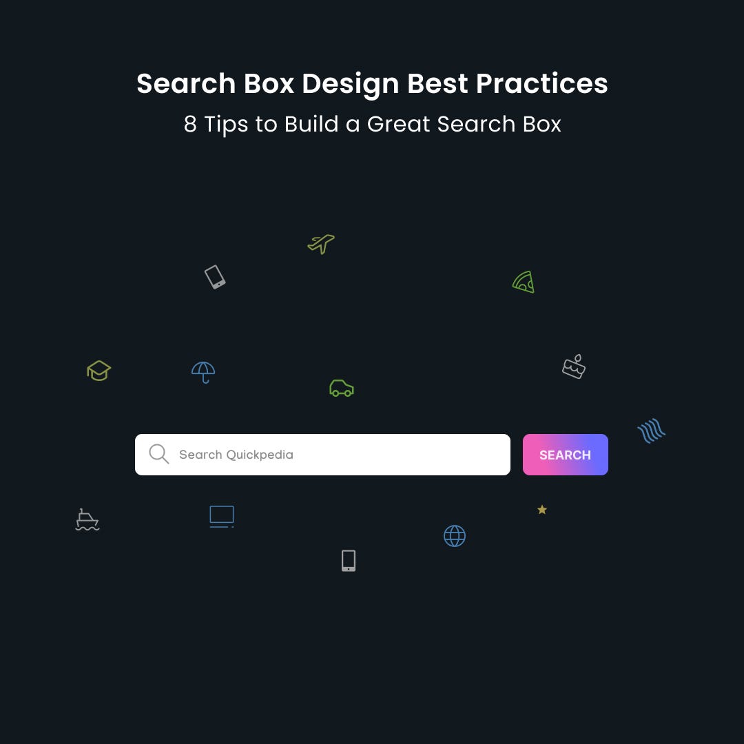 Search Box Design Practices. 8 Tips to build a great search box | by ...
