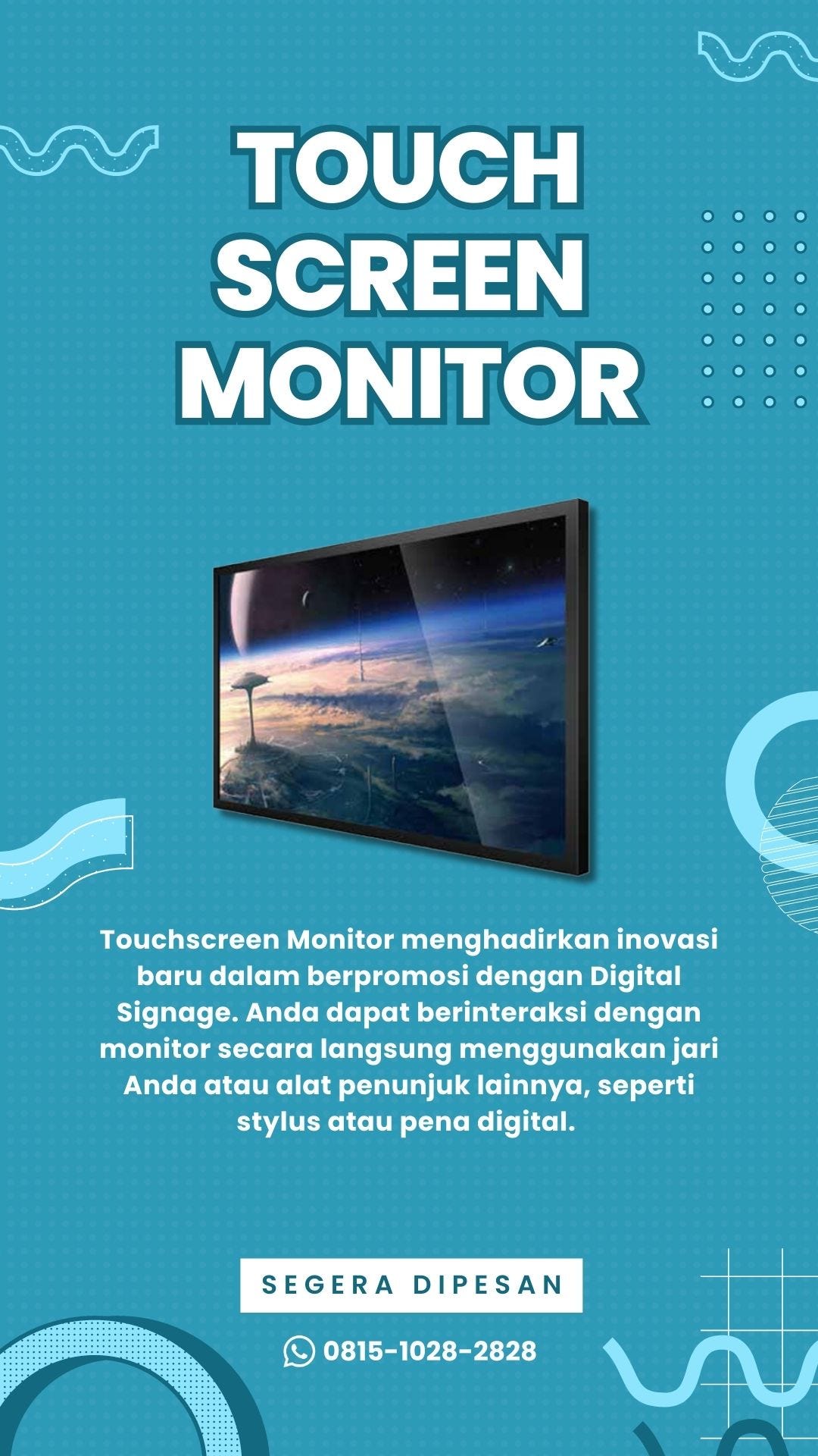 Tersedia!, Monitor Touchscreen Profesional, WA 081510282828, Jakarta