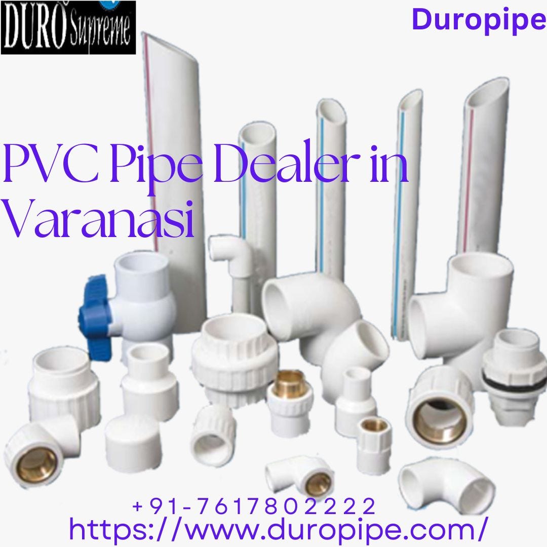 PVC Pipe Dealer in Varanasi Duropipe duro pipe Medium