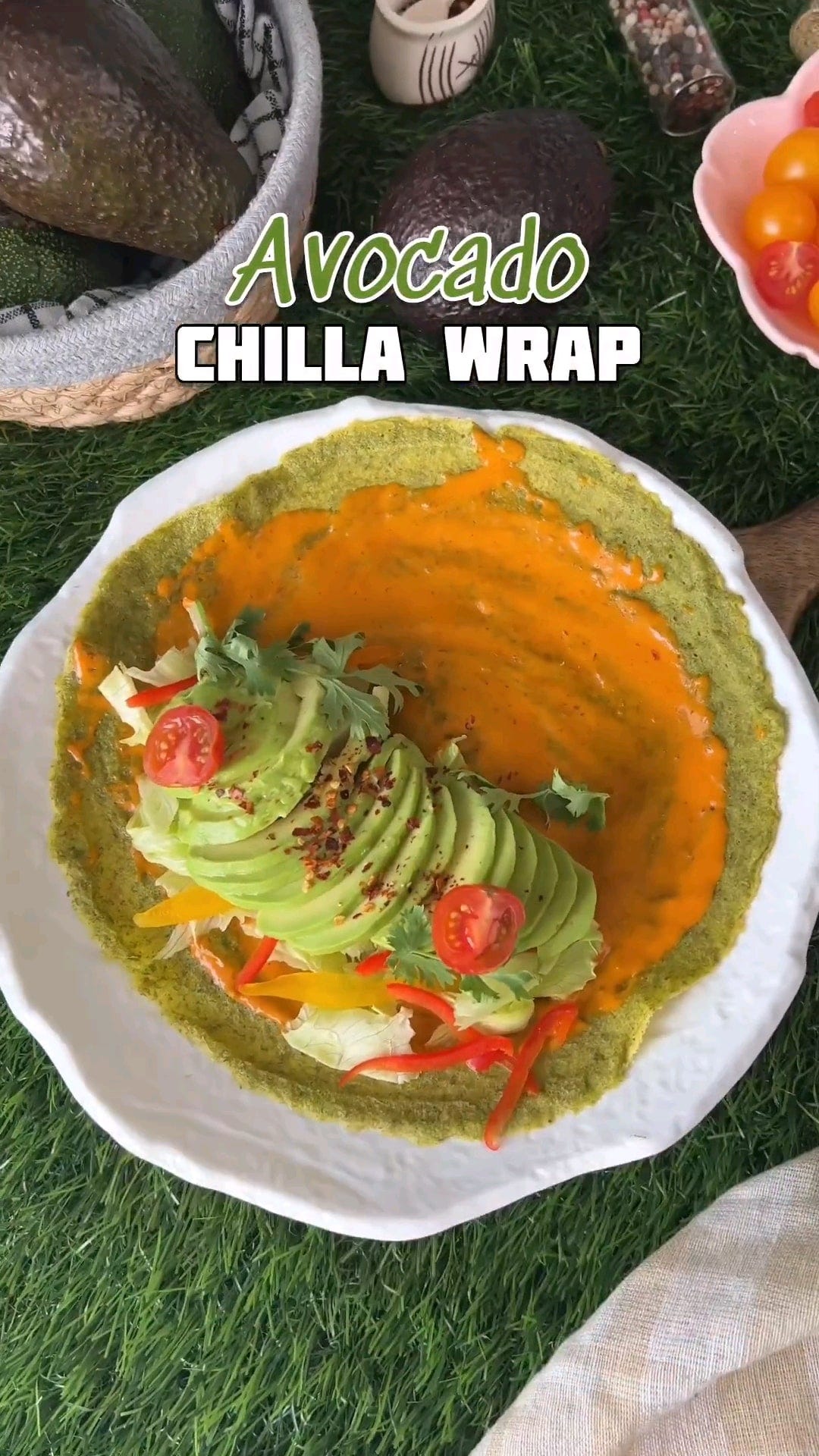 Avocado Chilla Wrap A Deliciously Healthy Choice Under 350 Calories