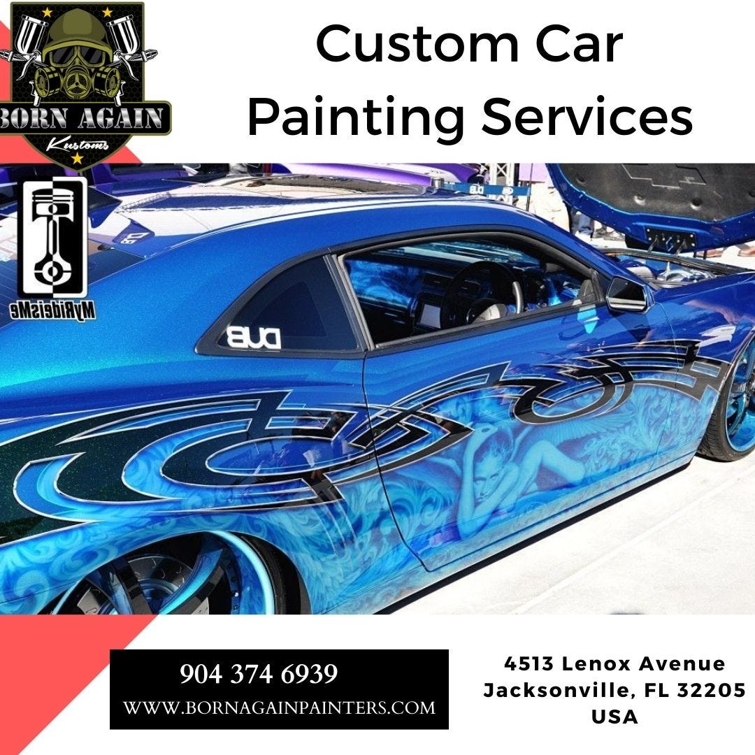 Top-class Custom Car Painting Service provides in Jacksonville - Born Again  Painters LLC - Medium
