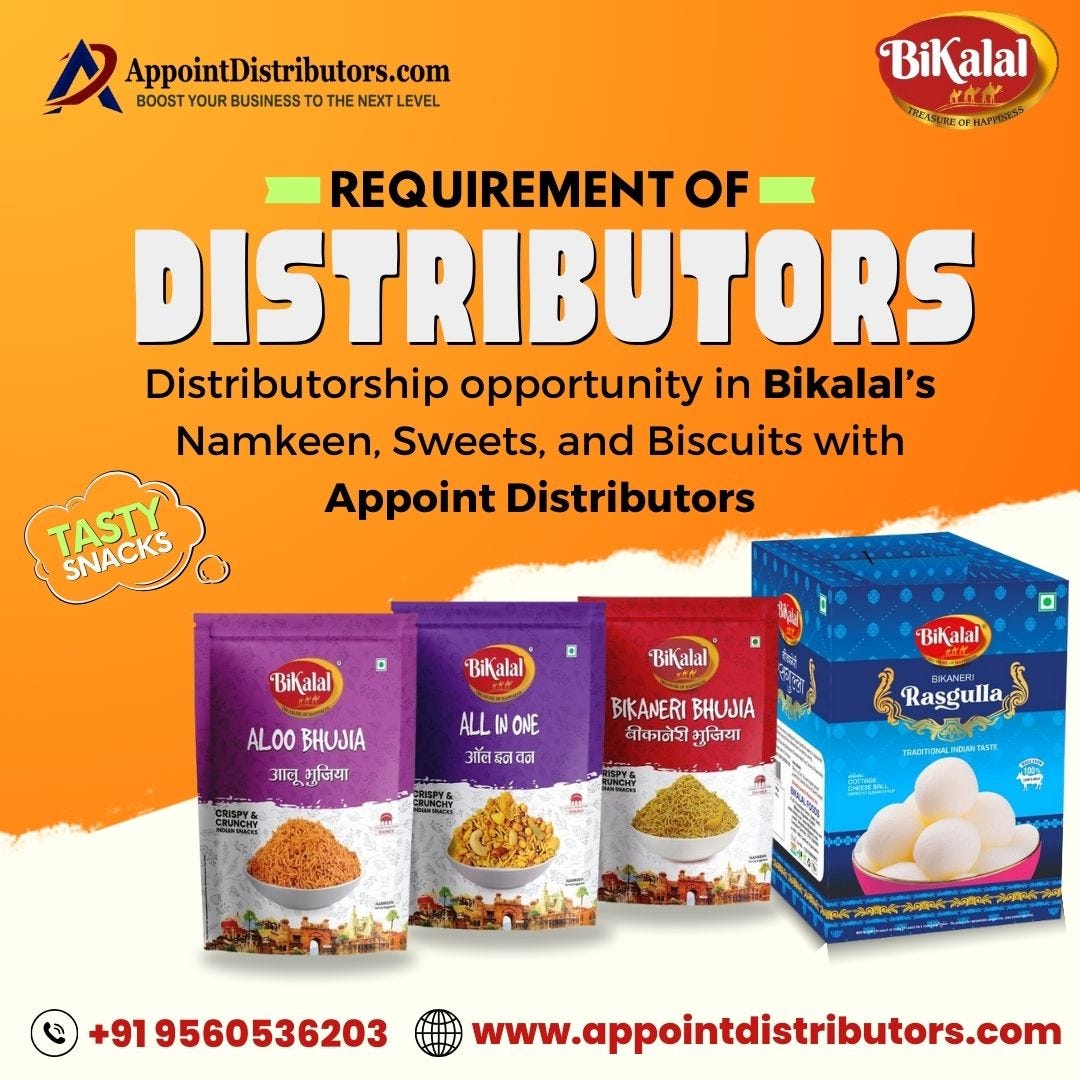 Bikalal Foods Snacks Distributorship Opportunity Vishal Mishra Medium