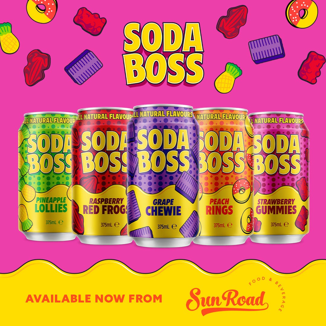Soda Boss — New from Sun Road. Ready for something pretty sweet? by Sun Road Food & Beverage
