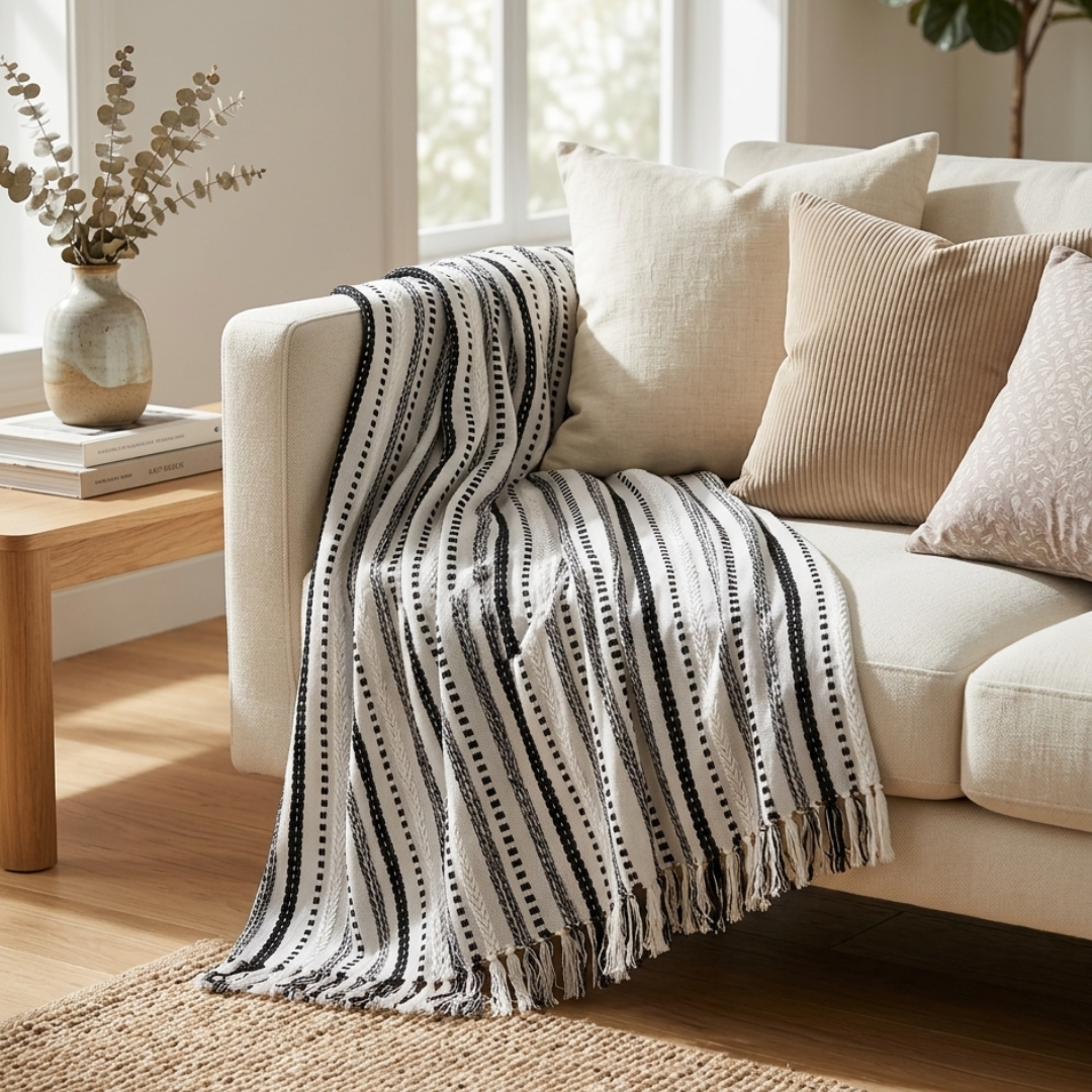 Plaid Styling Ideeën voor een Warm en Modern Huis — Urbane Hide