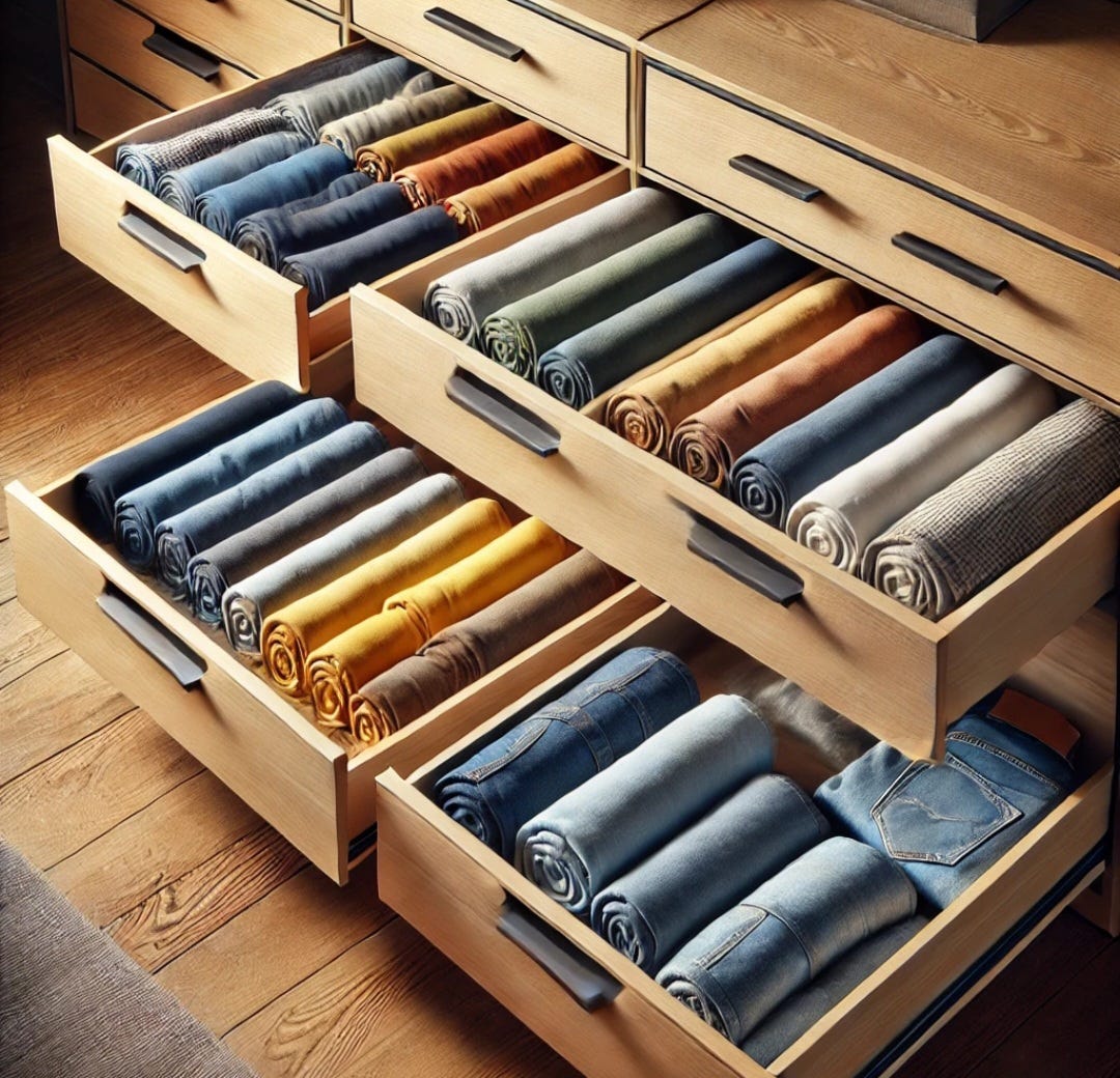 How to Roll Your Clothes. The Art of Never Ironing… by