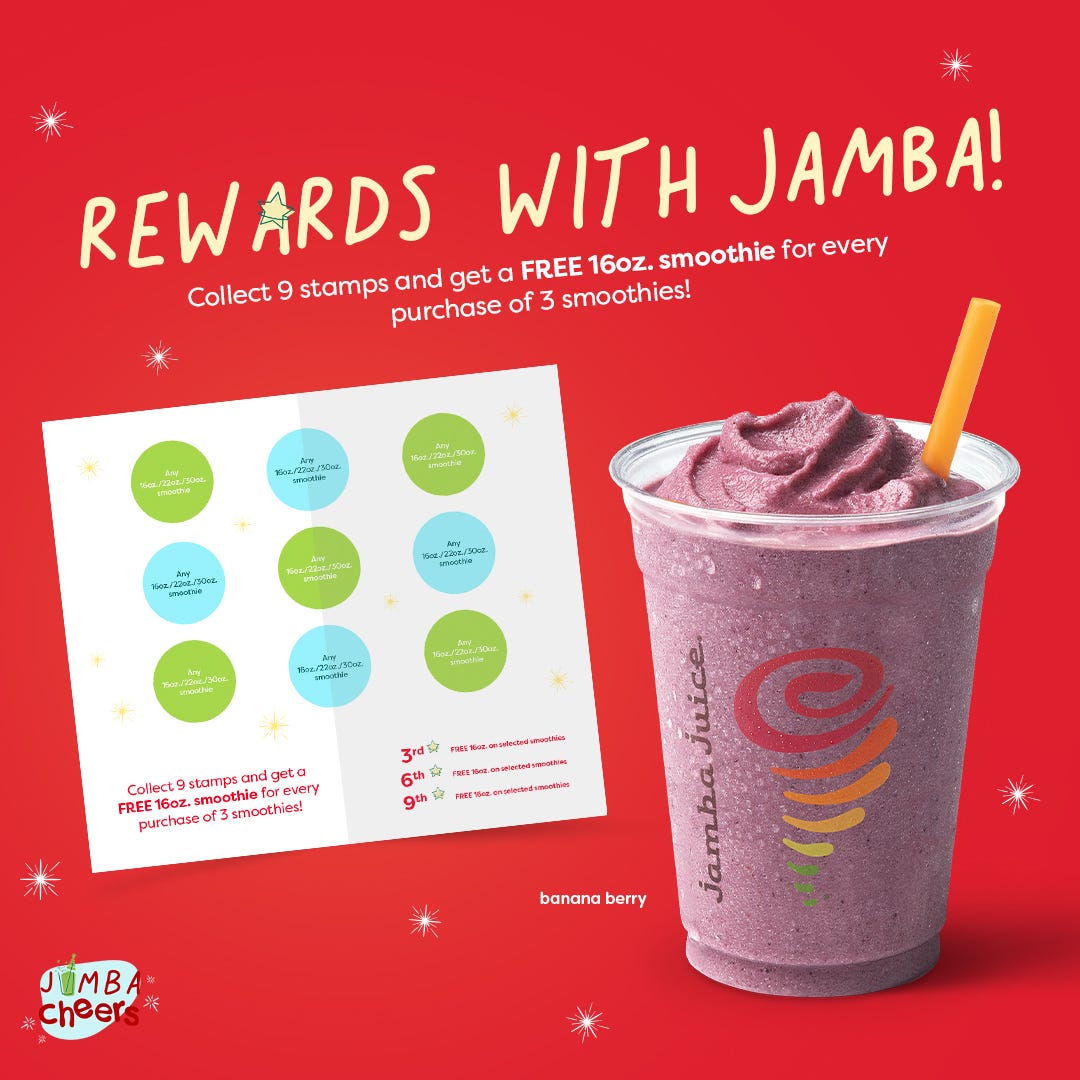 Jamba Rewards Card 202. Mechanics by Jamba Juice Philippines Medium