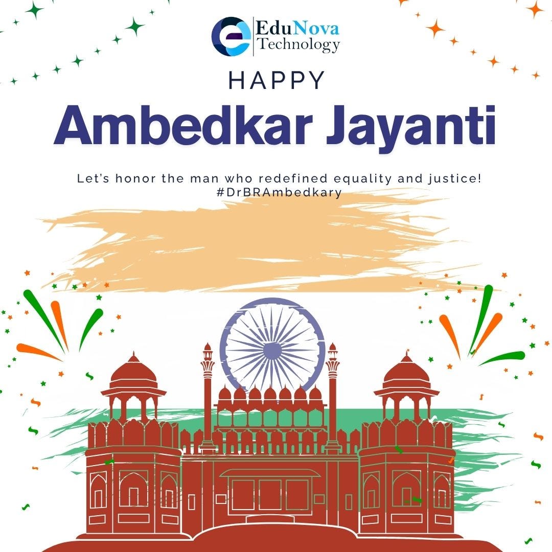 Celebrating the legacy of Bhimrao Ramji Ambedkar on the occasion of Ambedkar Jayanti 🇮🇳