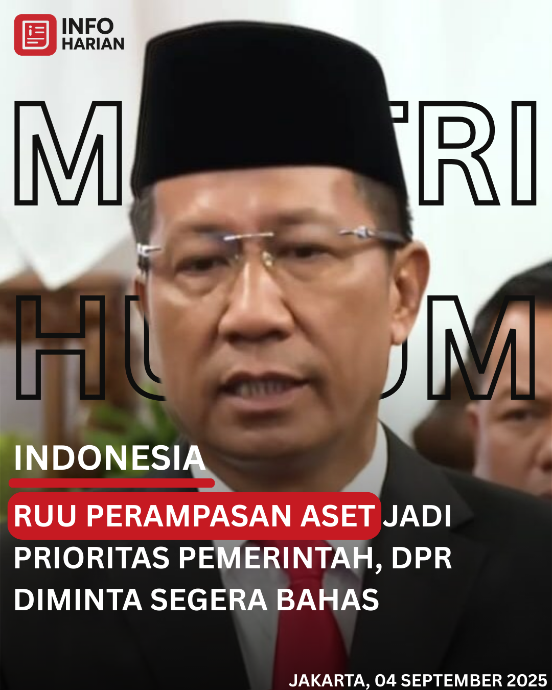 RUU PERAMPASAN ASET JADI PRIORITAS PEMERINTAH, DPR DIMINTA SEGERA BAHAS