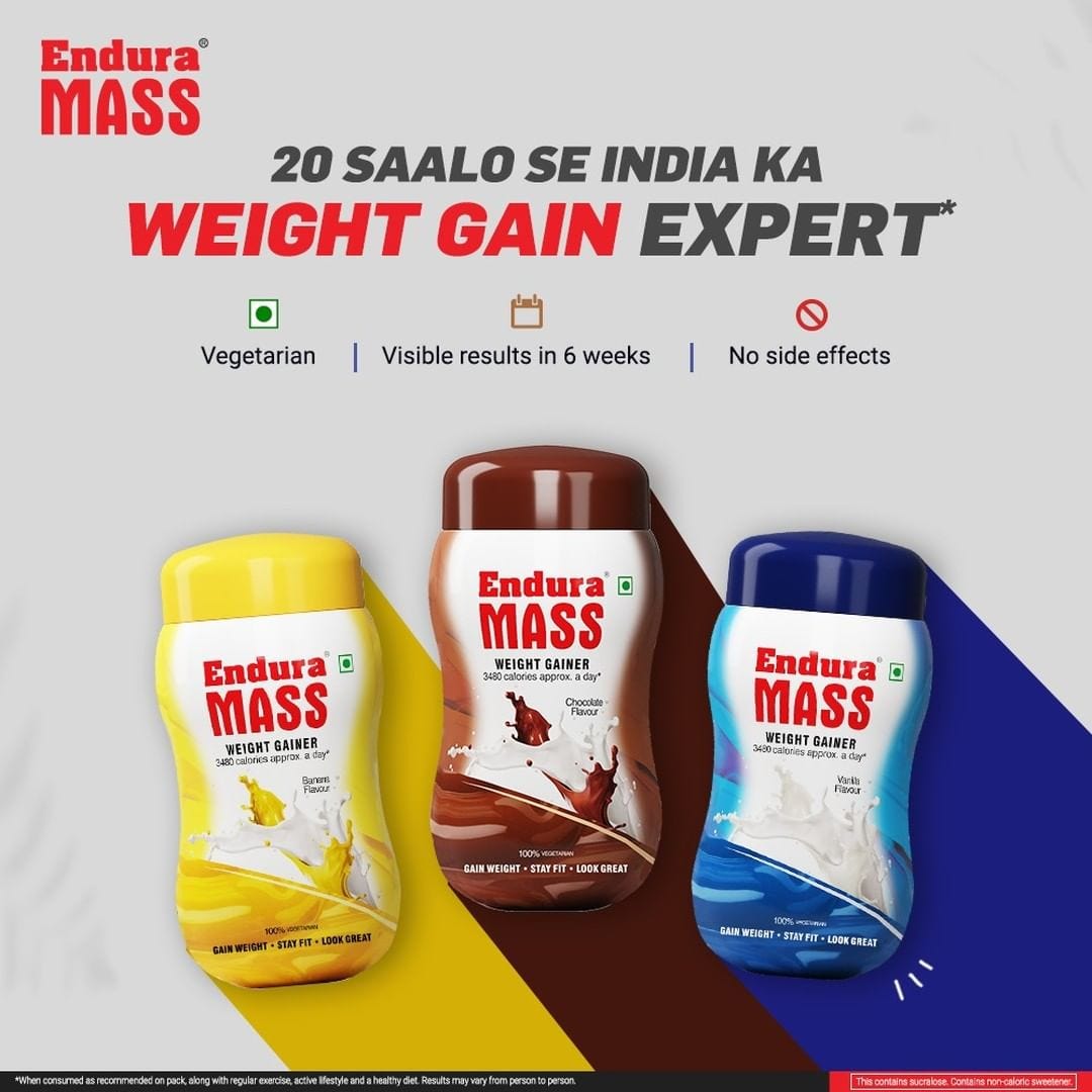 Endura Mass Weight Gainer 500 g Chocolate by Endura Supplements Medium