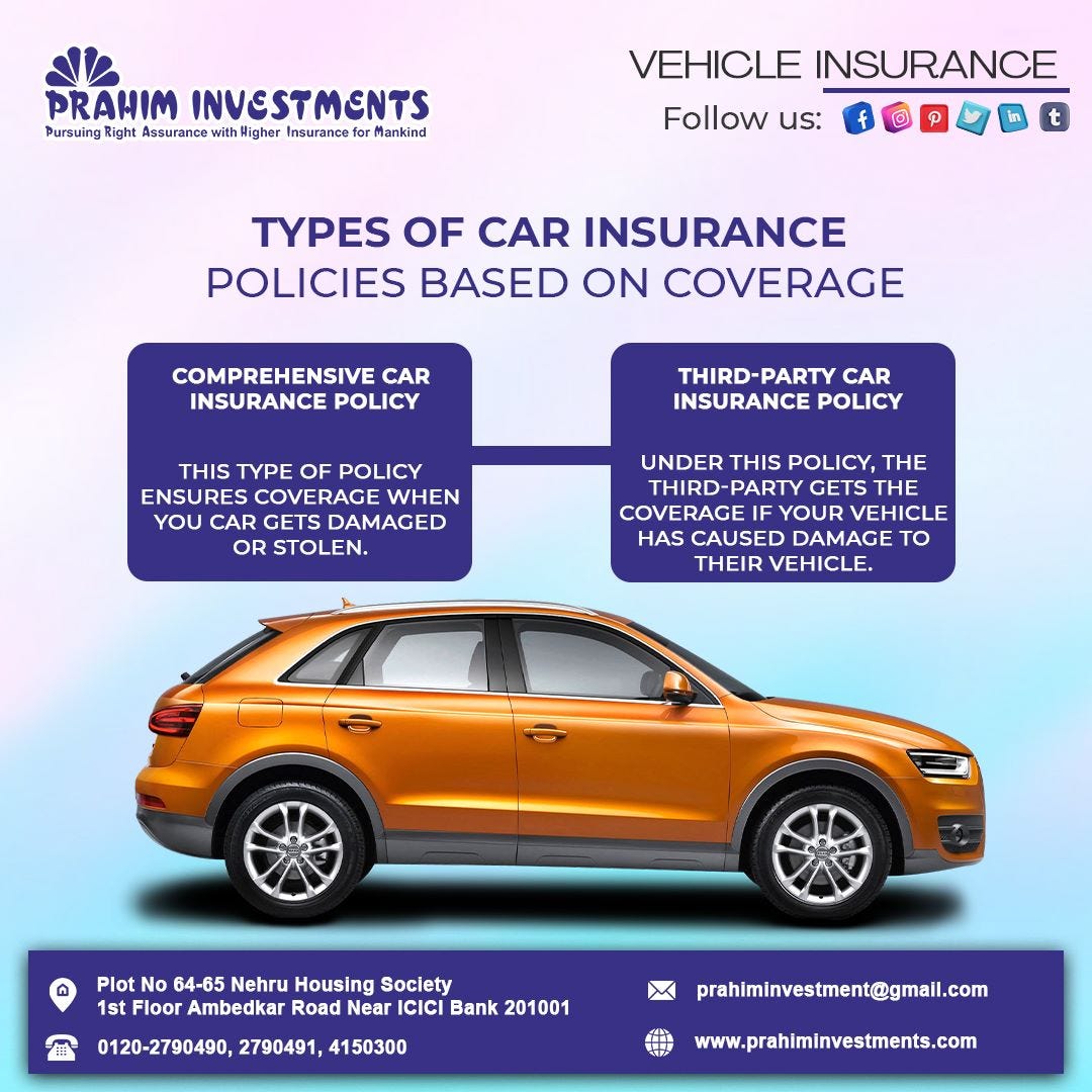TYPES OF CAR INSURANCE POLICIES BASED ON COVERAGE COMPREHENSIVE CAR