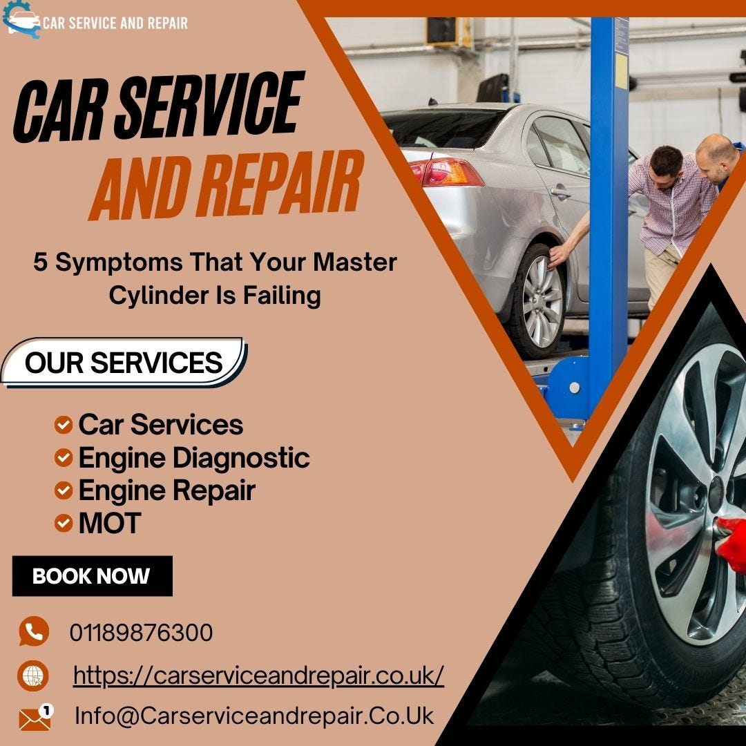 Symptoms Of A Failing Master Cylinder