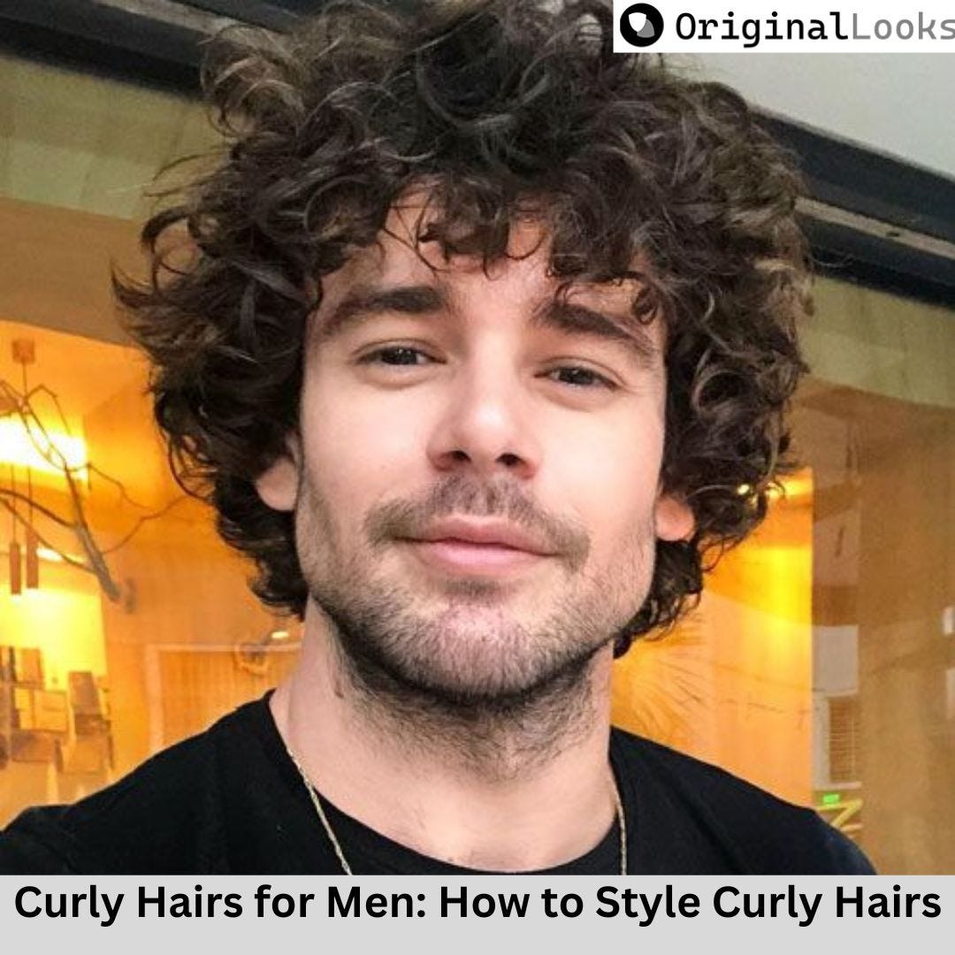 Curly Hairs for Men How to Style Curly Hairs by Oglooks Medium