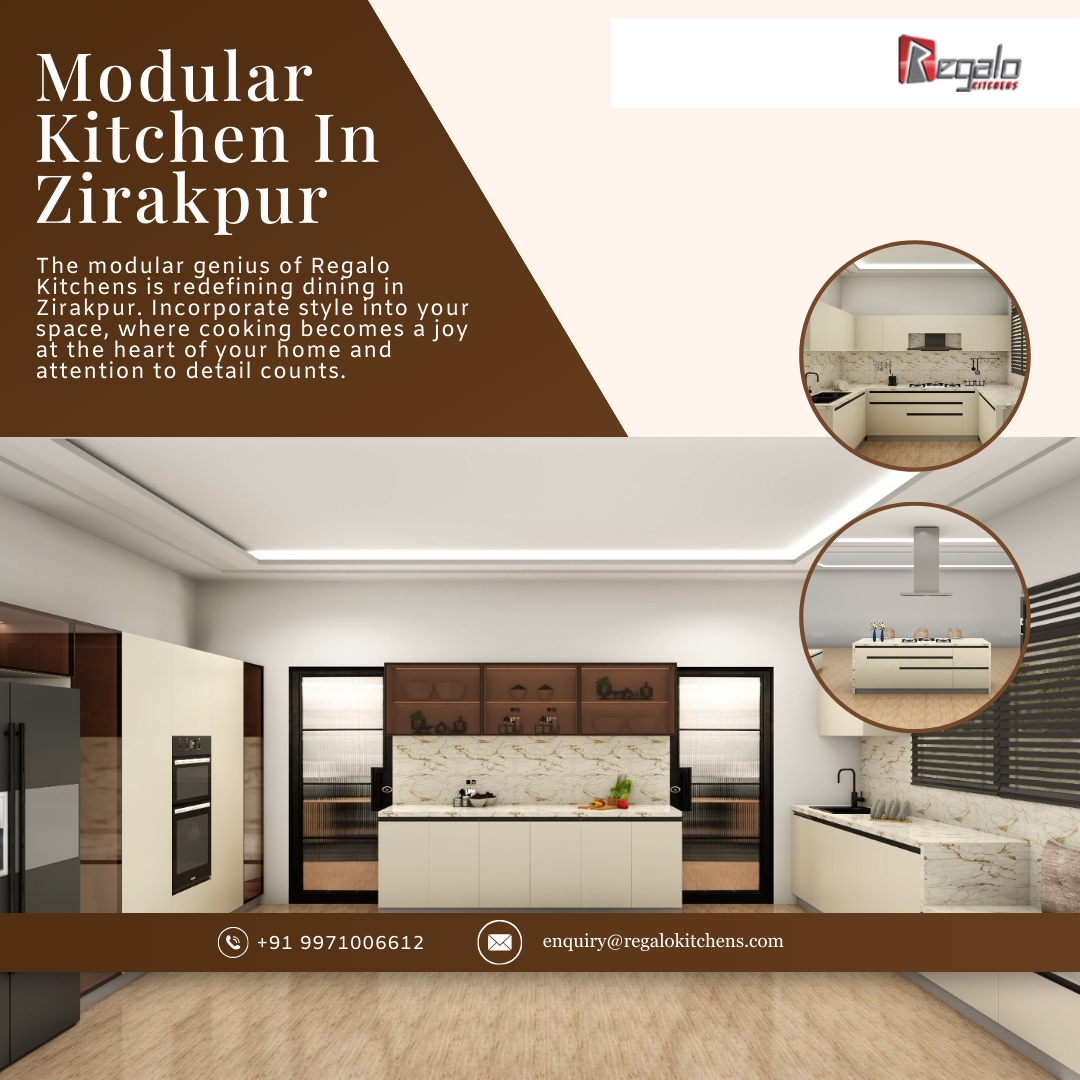 Modular Kitchen In Zirakpur | Regalo Kitchens - Regalo kitchens - Medium