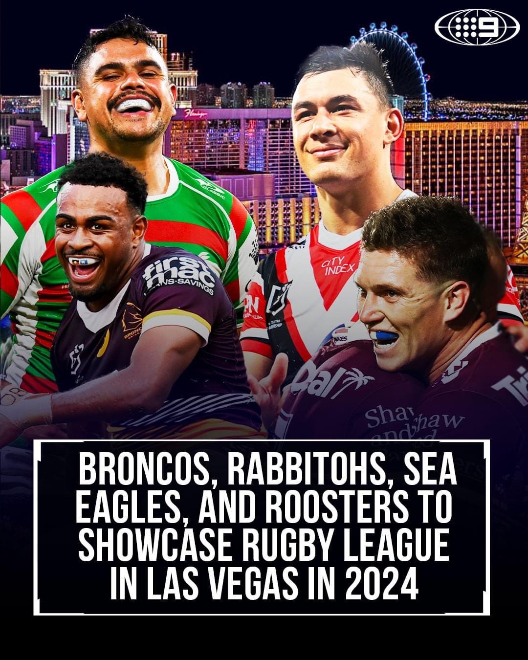 NRL Announces Historic DoubleHeader Showdown in Las Vegas for 2024