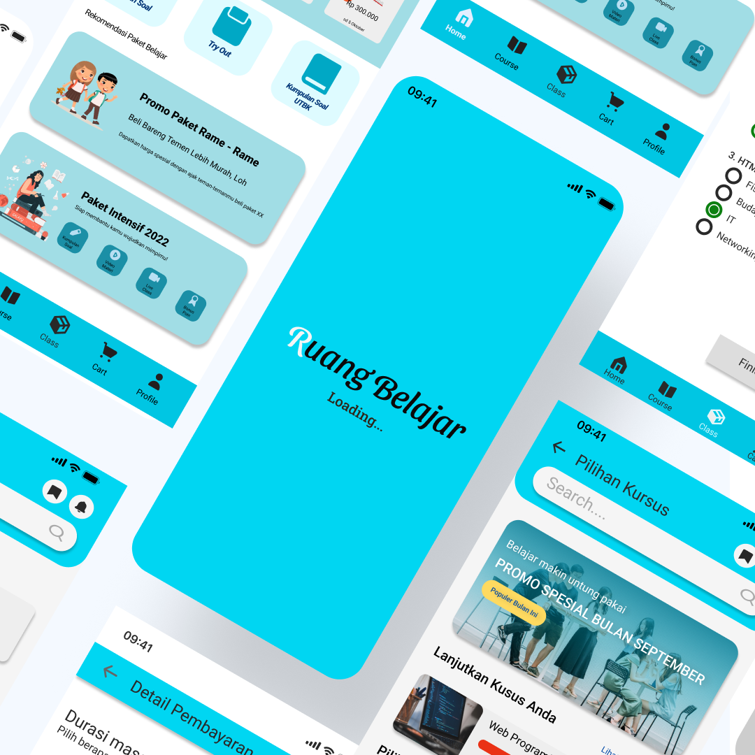UI/UX Case Study : E-Learning Mobile App “Ruang Belajar” | by dinulll ...