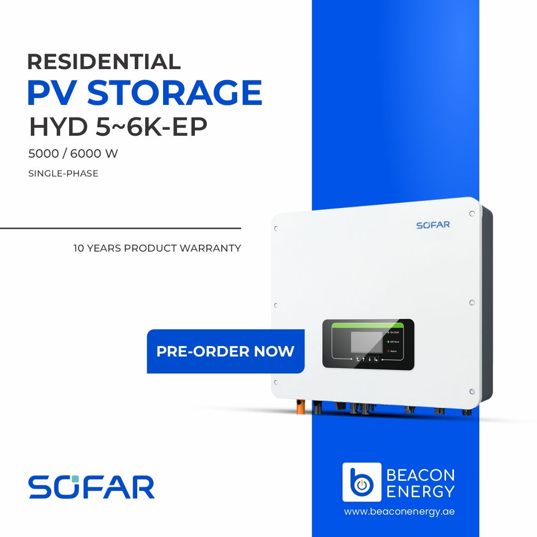 SOFAR Solar the gold standard of solar inverters in UAE by Beacon Energy Jul, 2023 Medium