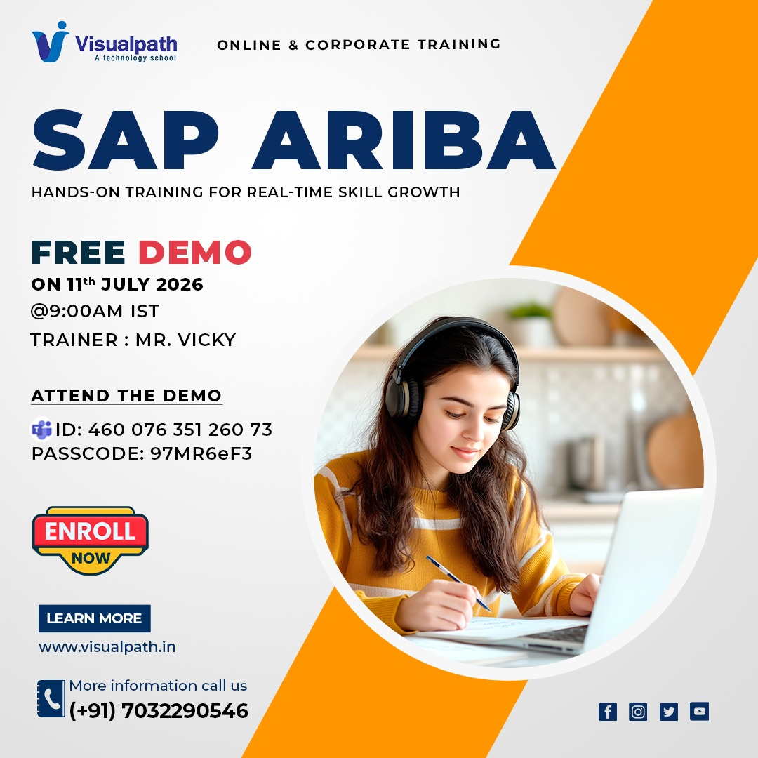SAP Ariba Online Training — FREE Live Demo by Visualpath