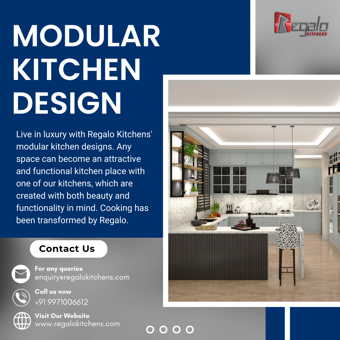 Modular Kitchen Design - Regalo Kitchens - Medium