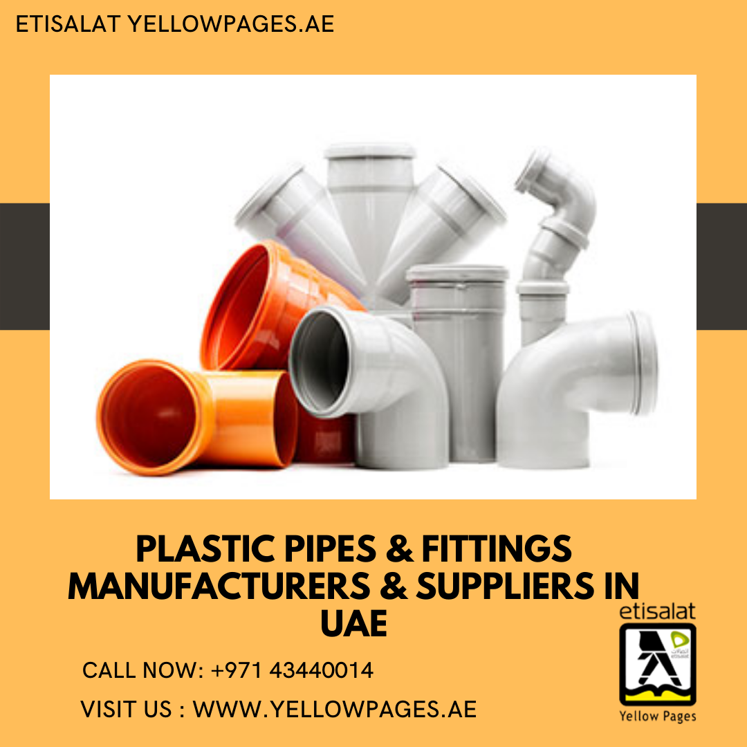 Plastic Pipes & Fittings Manufacturers & Suppliers in UAE jawariaalikhan Medium