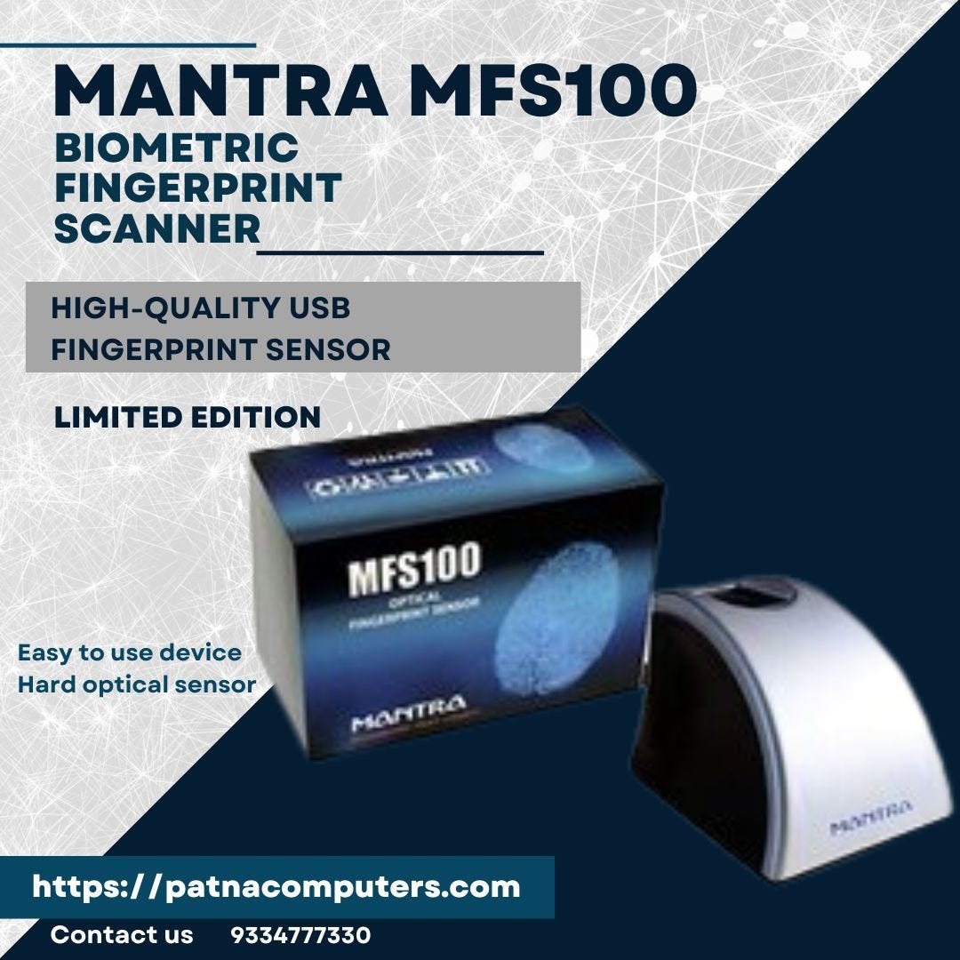Mantra MFS100 Biometric Single Fingerprint Scanner Online Patna