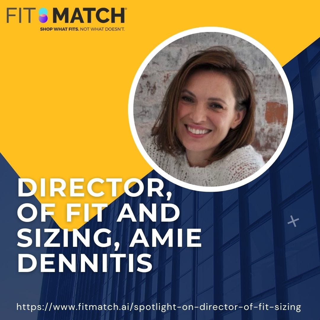DIRECTOR OF FIT AND SIZING, AMIE DENNITIS - FIT:MATCH - Medium