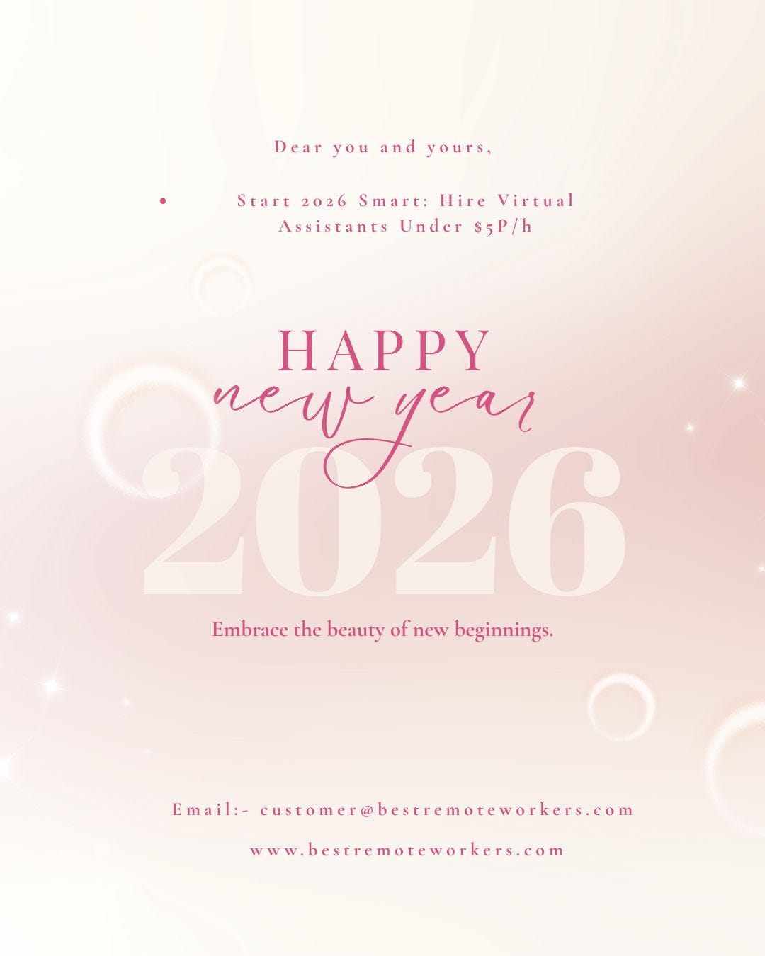 Start 2026 Strong with an Affordable Virtual Assistant Under $5 p/h