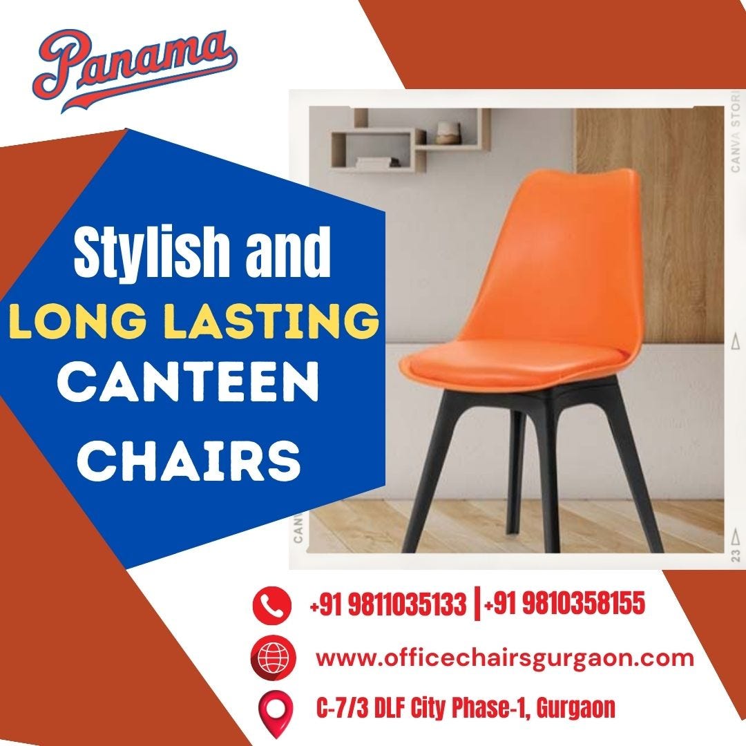 TopQuality Canteen Chairs in Gurgaon by Panama officechairsgurgaon Medium