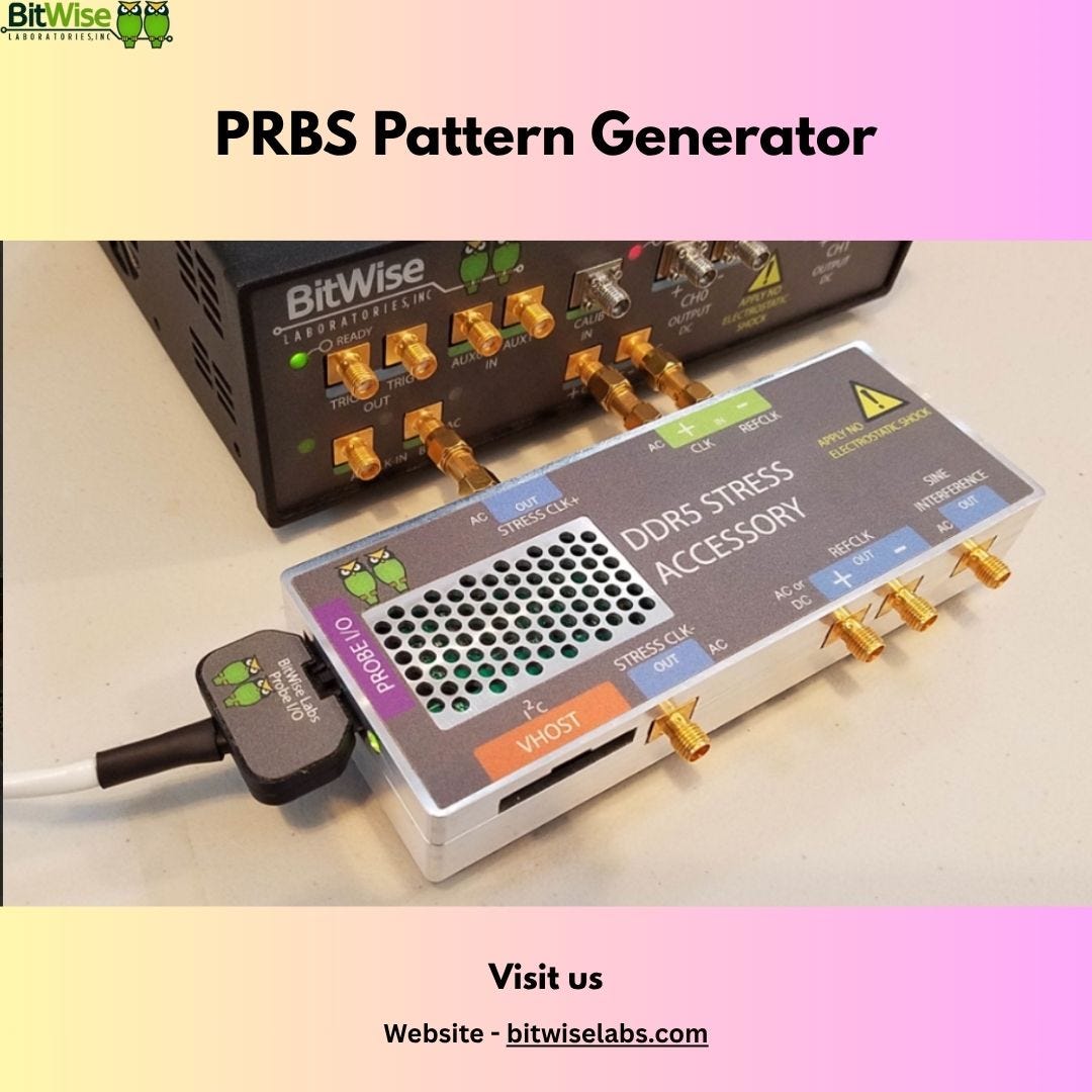 PRBS Pattern Generator by BitWise Laboratories