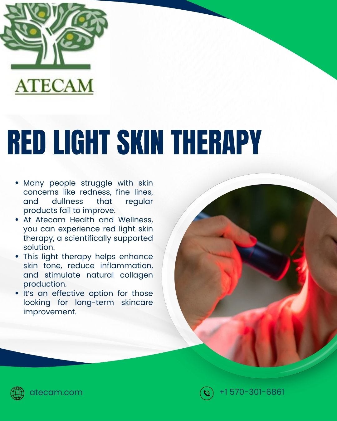 Restore Radiance with Red Light Skin Therapy I Atecam.com