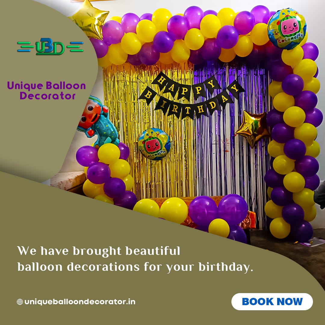 Birthday Party Planner in Lucknow Balloon Decorator in Lucknow