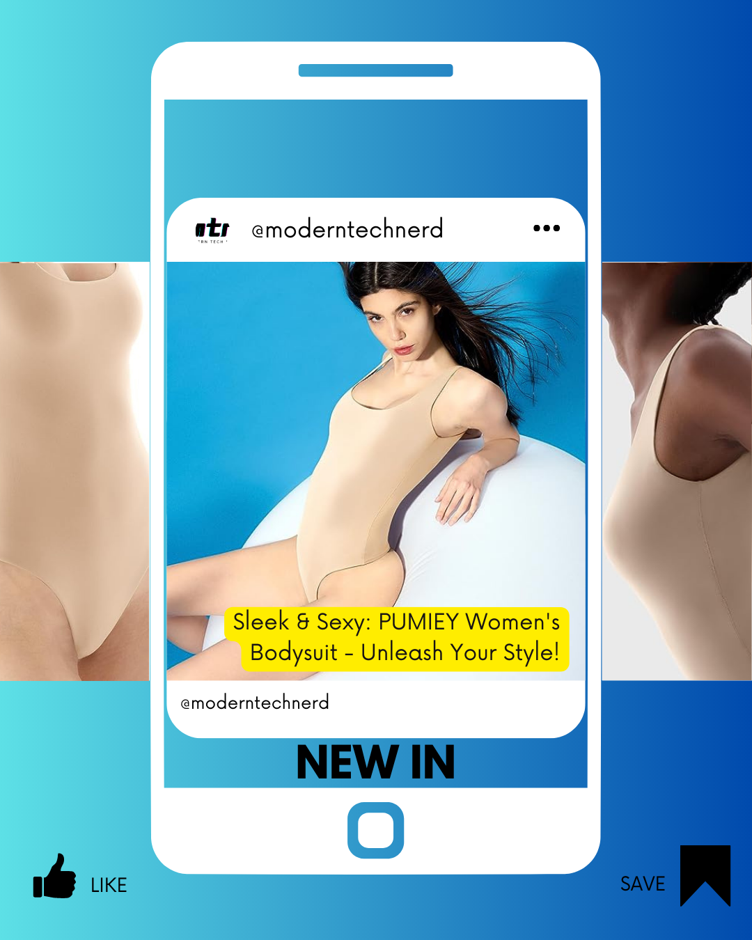 Sleek & Sexy: PUMIEY Women's Bodysuit — Unleash Your Style!
