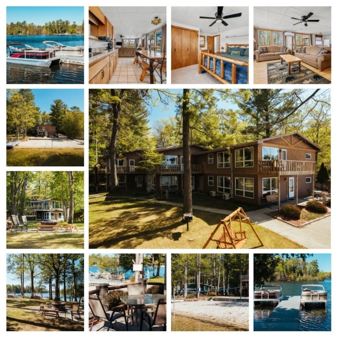 Beachfront rental on lake michigan Spider Lake Rentals Medium