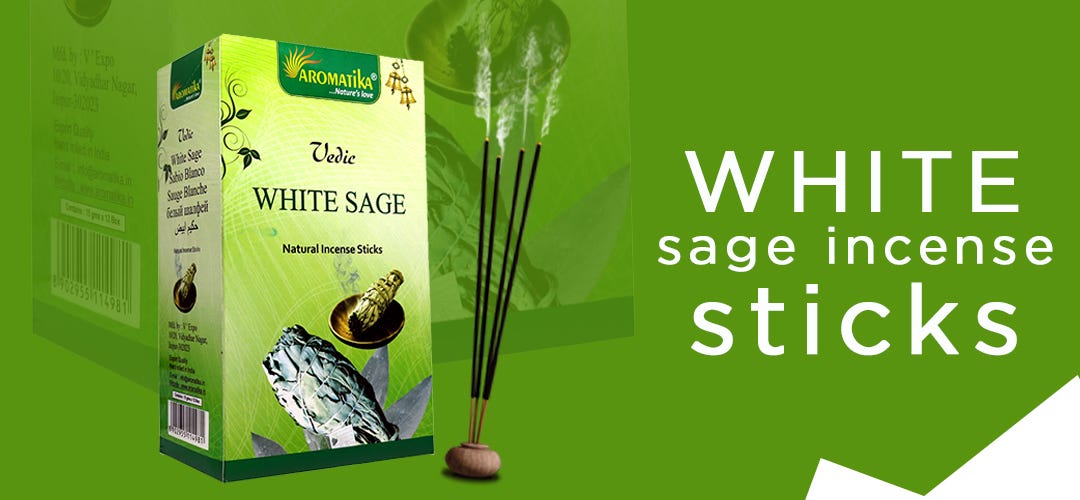 White Sage Incense Sticks are Related to Spirituality by Aromatika Inc Medium