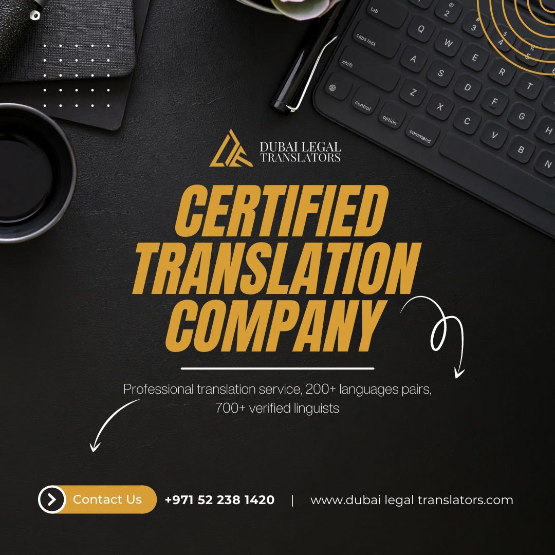Certified Document Translation Services Dubai Legal Translators Medium
