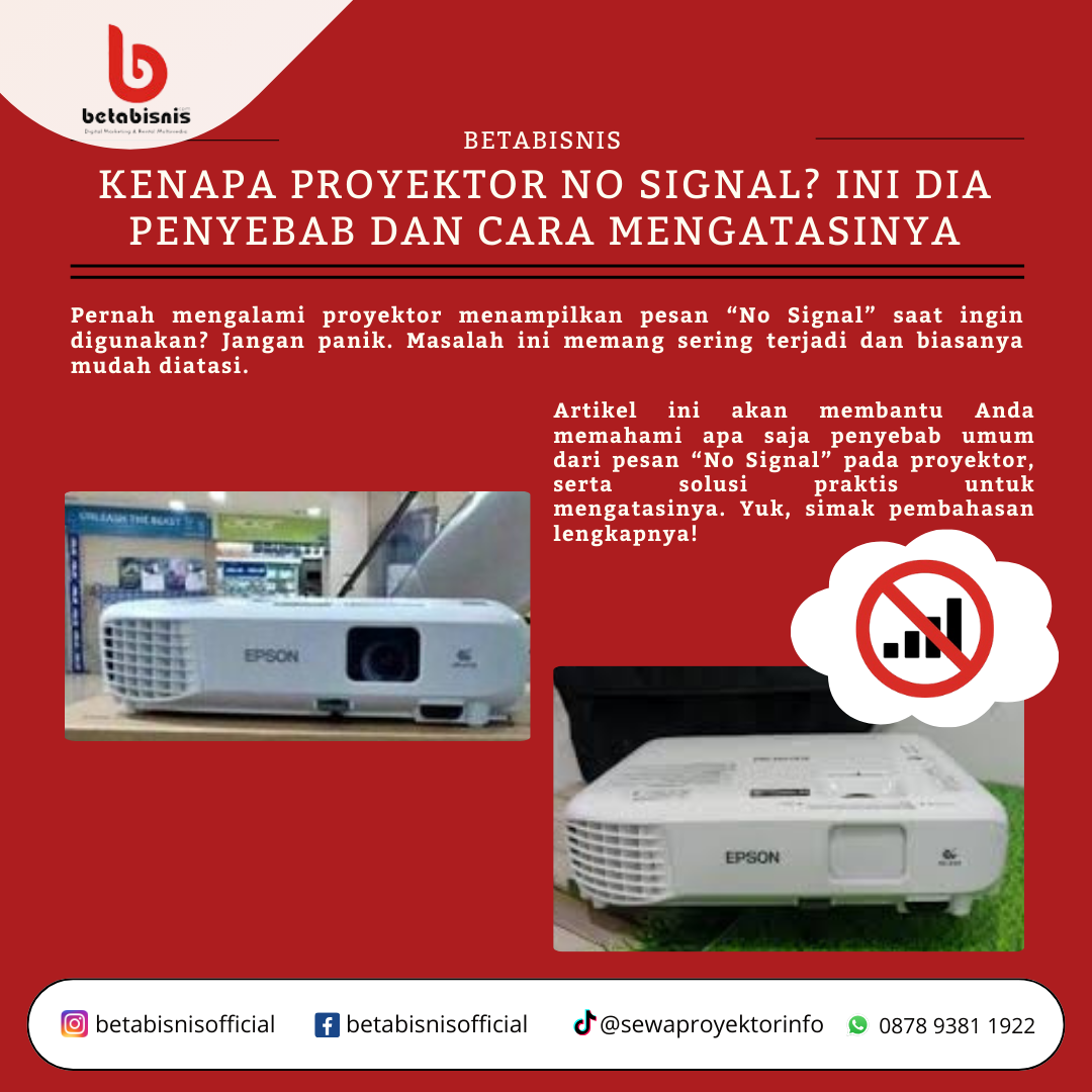 kenapa proyektor no signal