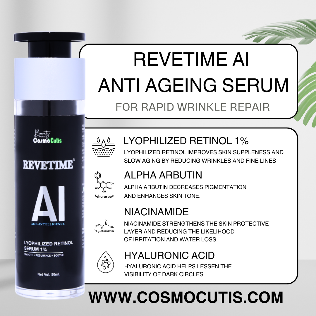 Unlock Youthful Radiance with REVETIME AI Anti-Aging Serum | by CosmoCutis  | Medium