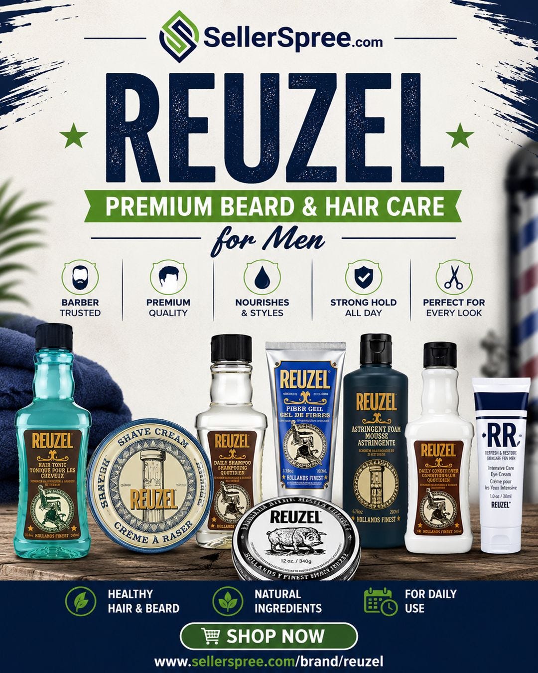 Upgrade Your Beard & Hair Game with Reuzel
